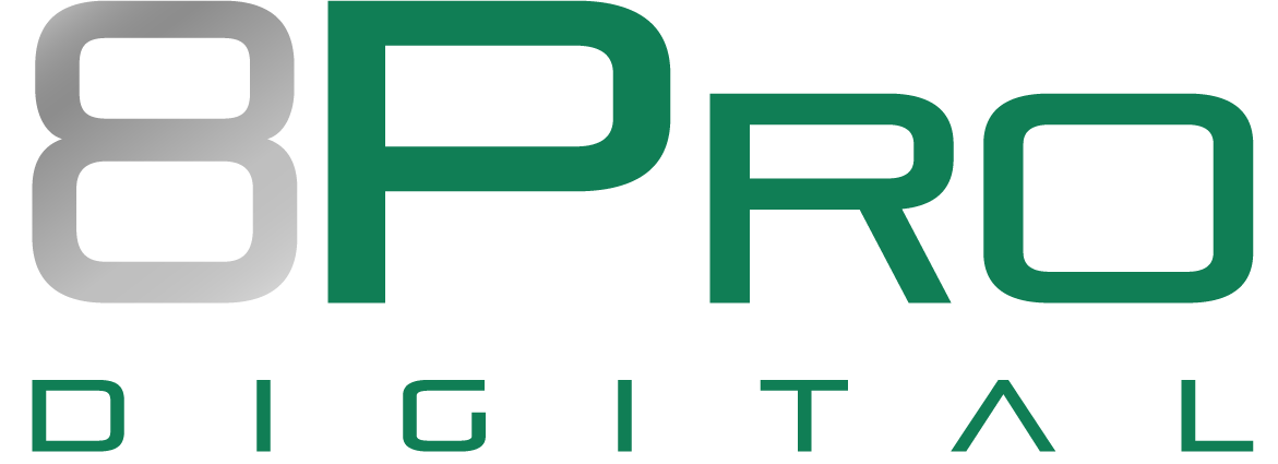 Logo da 8Pro Digital